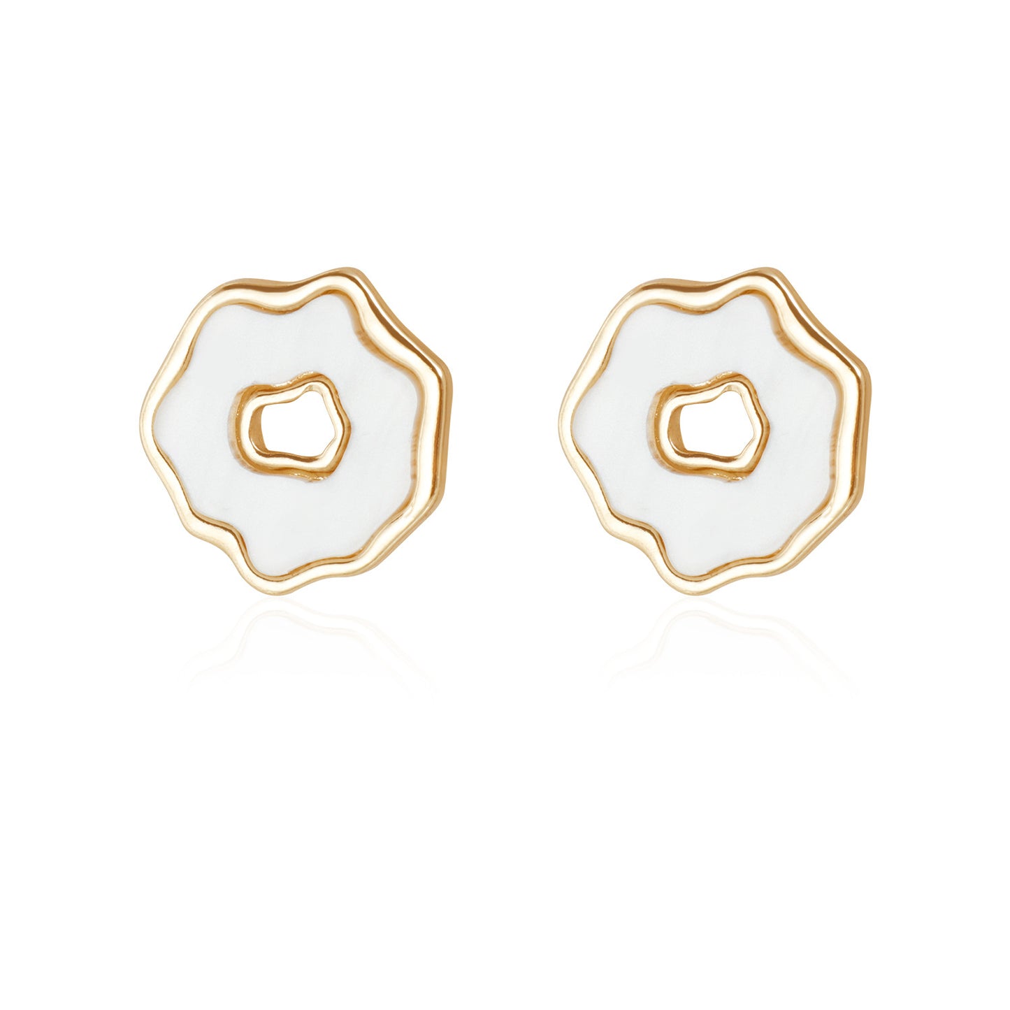 Fashionable Irregular Geometric Pendant Necklace Set in Alloy with Plated Finish for Women