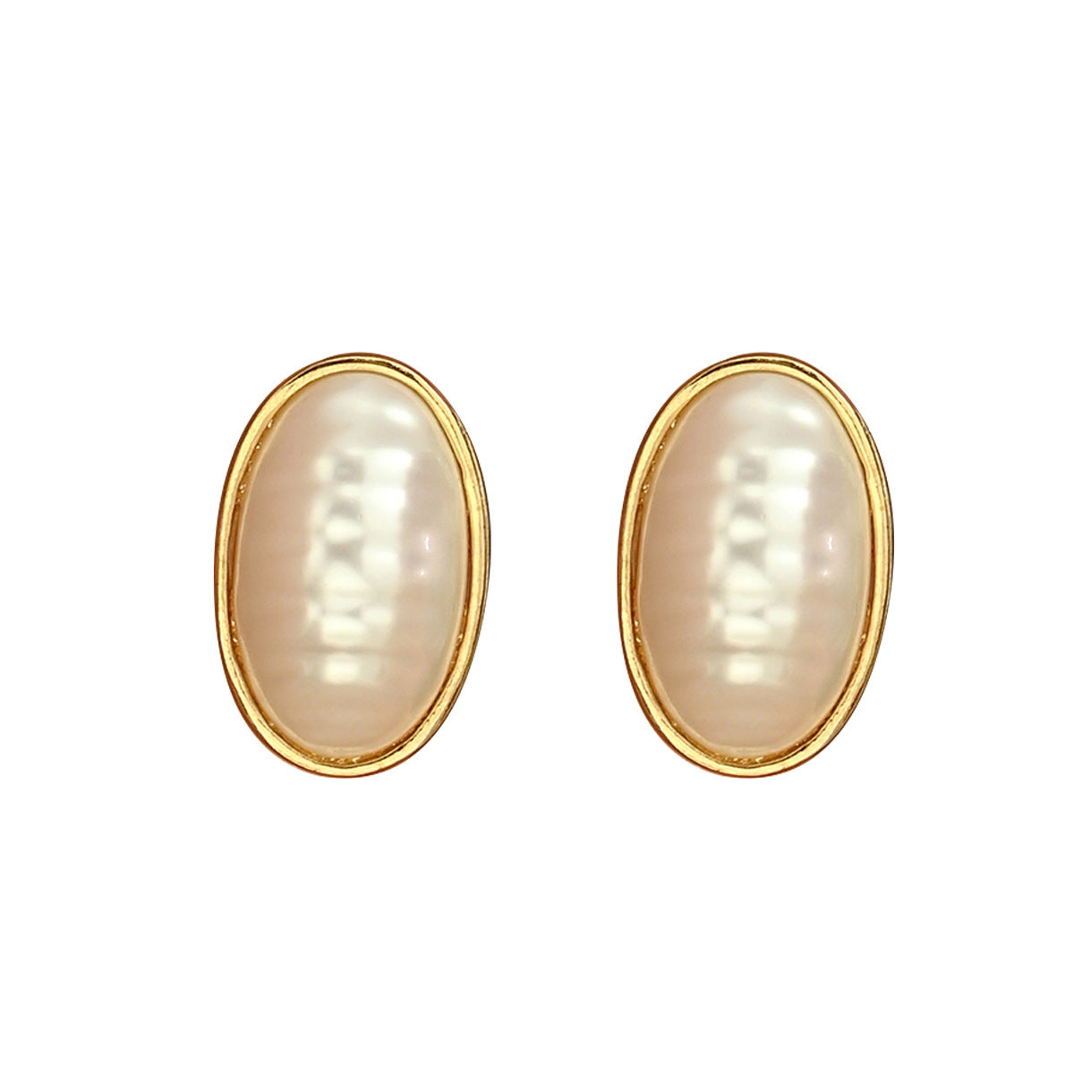 Orecchini a perno da donna in stile geometrico in lega di zinco con perni in acciaio inossidabile