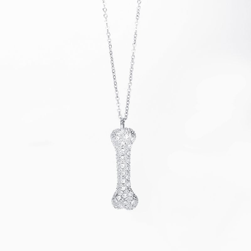 Collana pendente minimalista floreale irregolare per donne e uomini in acciaio al titanio con ciondolo in rame placcato oro su catena a O