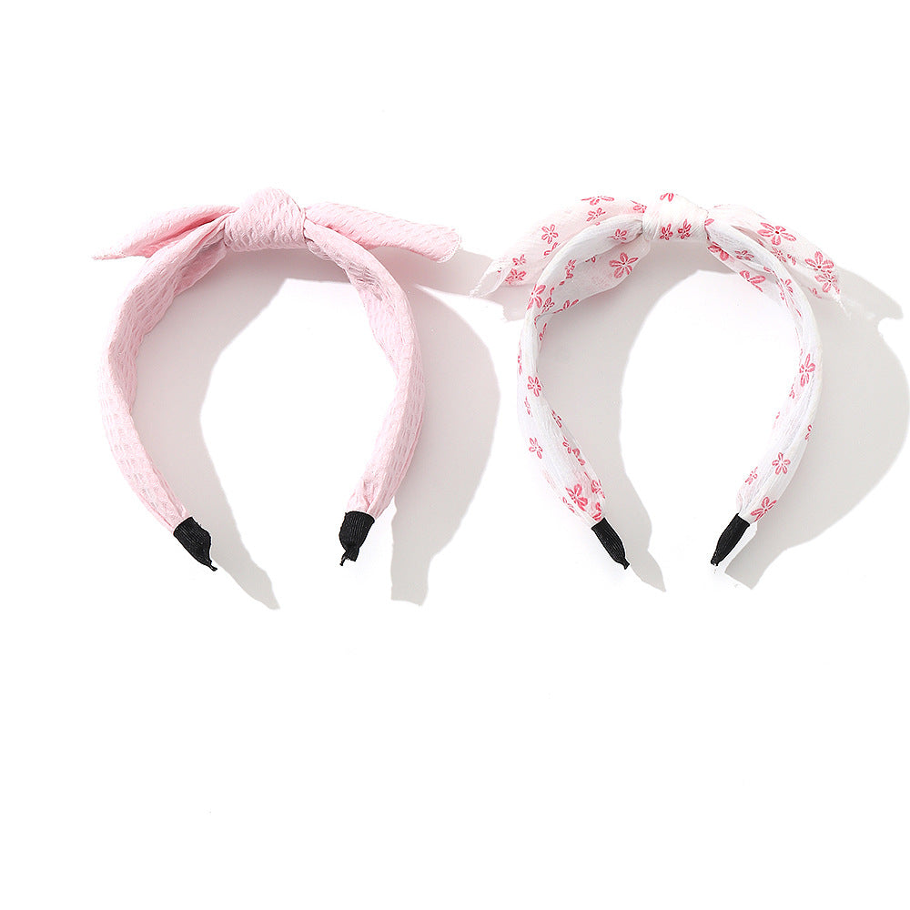 Cerchietto Principessa con Fiocco Grande per Bambine Realizzato in Tessuto con Design a Forma di Farfalla, Accessorio per Capelli per Bambini Carino e Minimalista