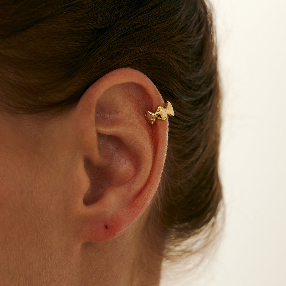 Retro Punk Geometric Drop Earrings in Alloy with Electroplated Finish for Women