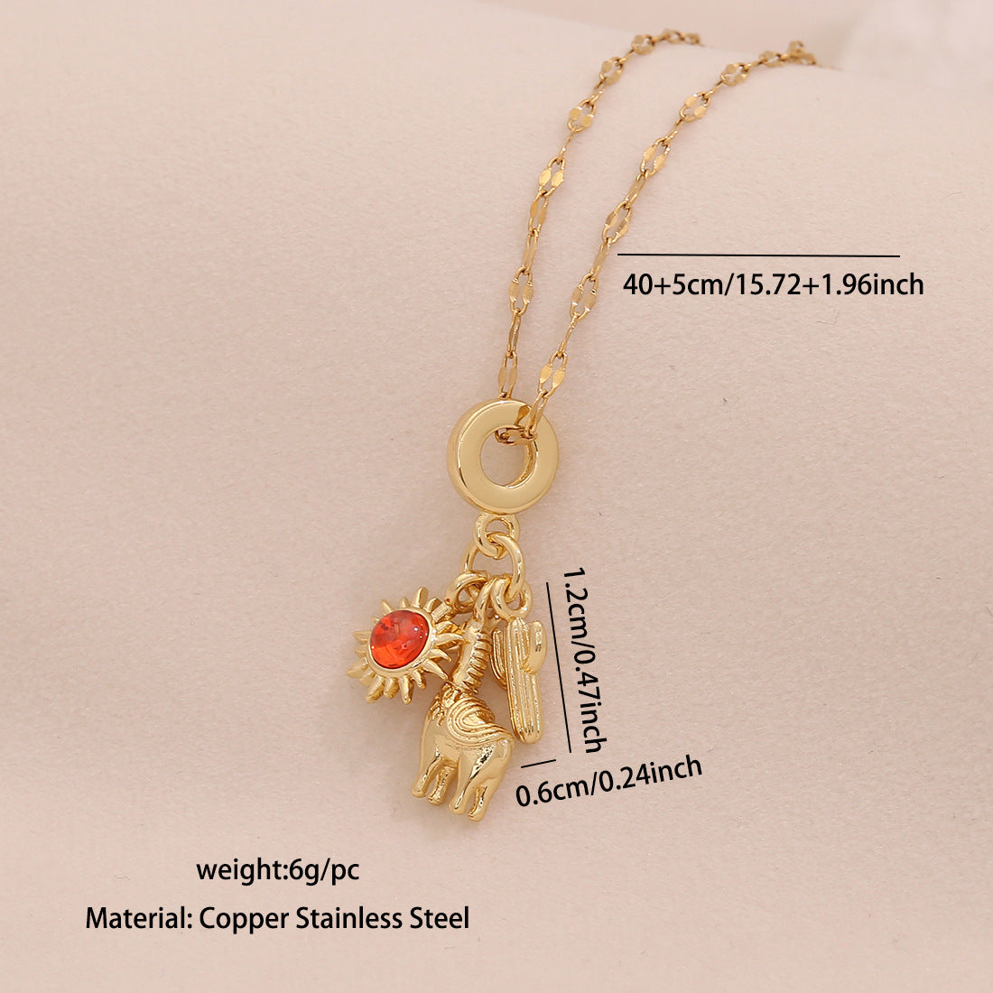 Collana con ciondolo a cuore intarsiato con strass e fiore a margherita in ottone, catena a serpente in acciaio inossidabile da donna, per creazione di gioielli fai-da-te