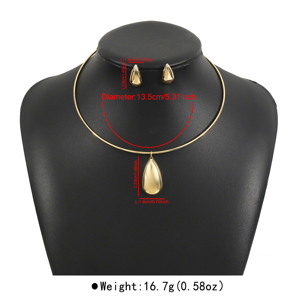 Minimalist Geometric Pendant Necklace for Women with Electroplated Alloy Pendant on Standard Chain, Fashionable Choker Style