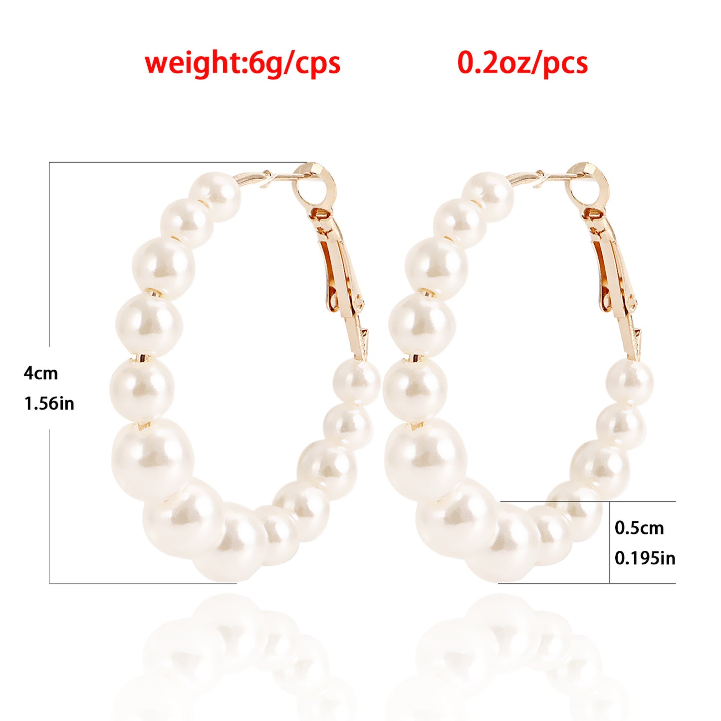 Minimalist C-Shaped Geometric Alloy Earrings with Baroque Pearl Accents for Women