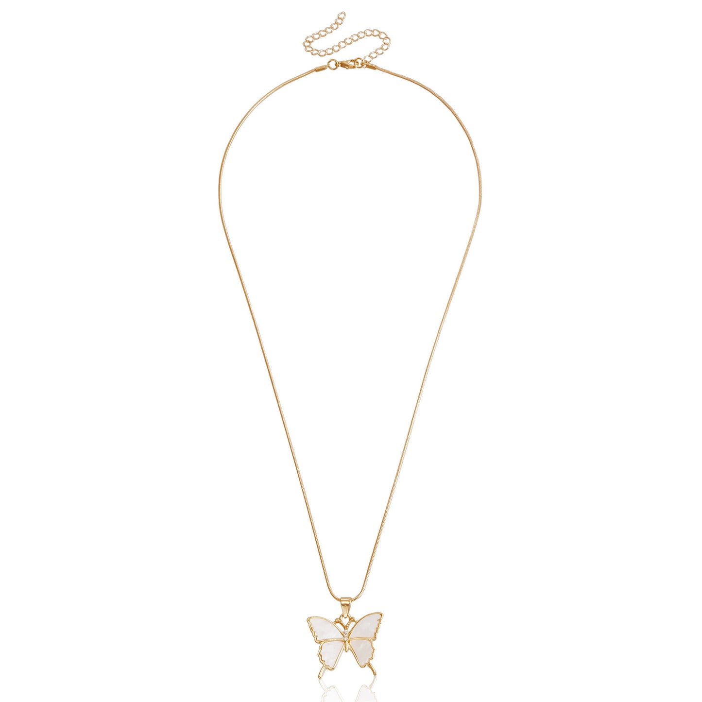 Vintage Heart-Shaped Electroplated Metal Necklace with Snake Chain for Women