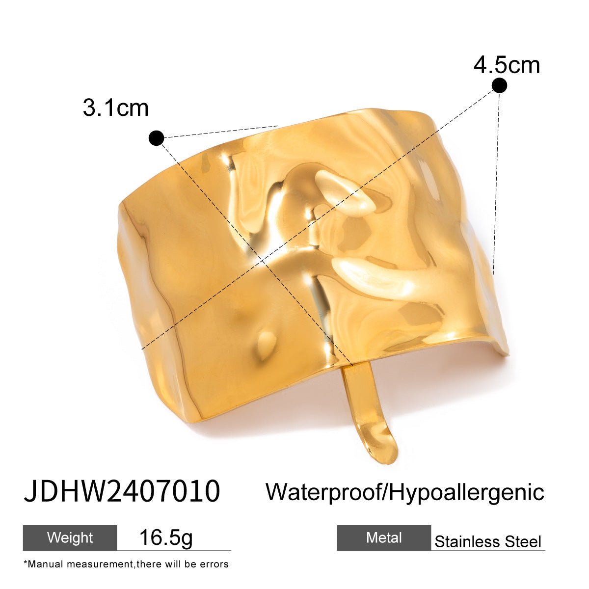 Minimalist U-Shaped Stainless Steel Hair Fork for Ponytail and Bun Styling, Electroplated Finish