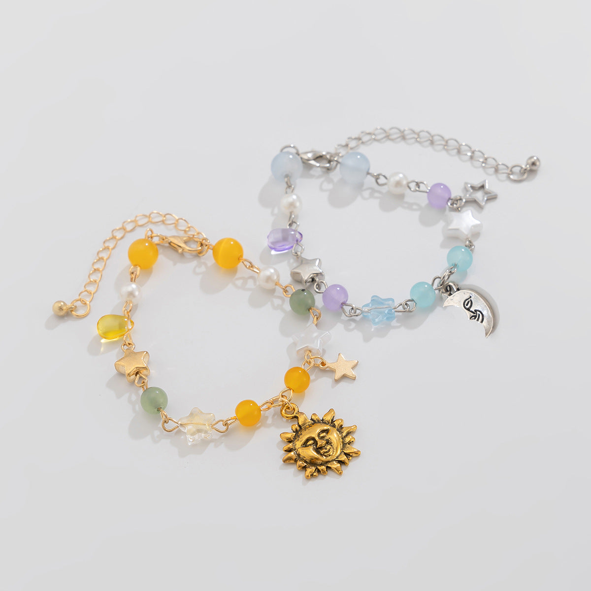 Personalized Butterfly Star Heart Imitation Pearl Alloy Bracelet with OT Clasp