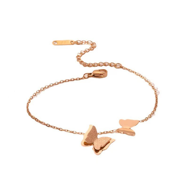 Minimalist Geometric Titanium Steel Bracelet for Women with Cool Aesthetic and Natural Style