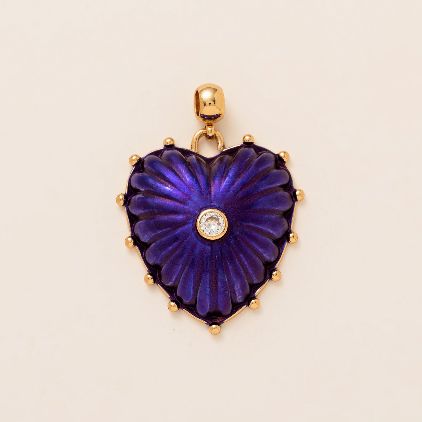 Vintage Heart Teardrop Plated Alloy Charm Bar Bag Pendant