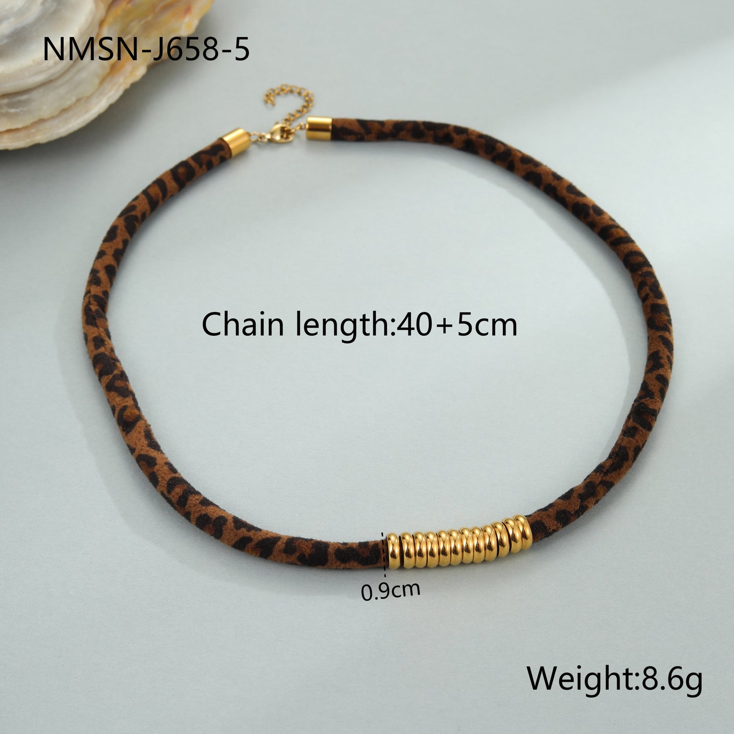 Collana da donna alla moda in acciaio inossidabile geometrico con placcatura in oro 18 carati