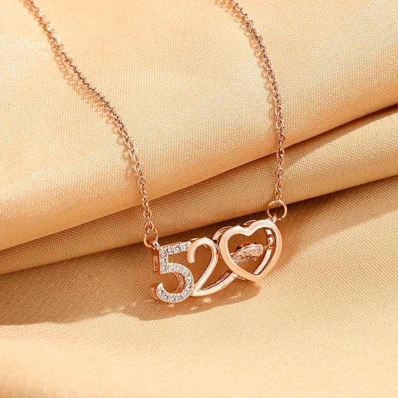 Collana Originale da Donna con Catena a Serpente in Acciaio al Titanio Geometrico e Intarsi in Strass