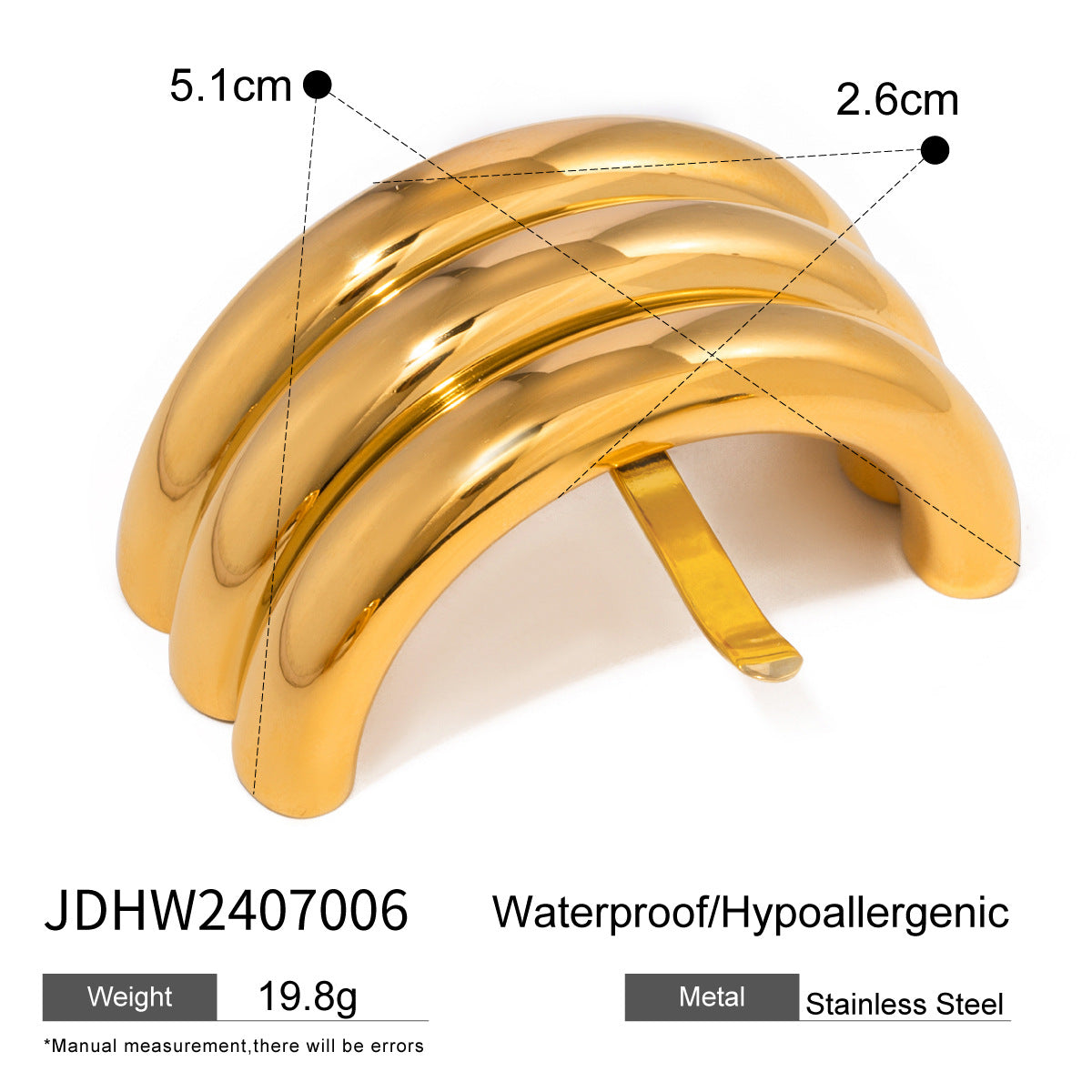 Forcina per capelli a forma di animale in acciaio inossidabile minimalista con finitura galvanizzata per acconciature raccolte