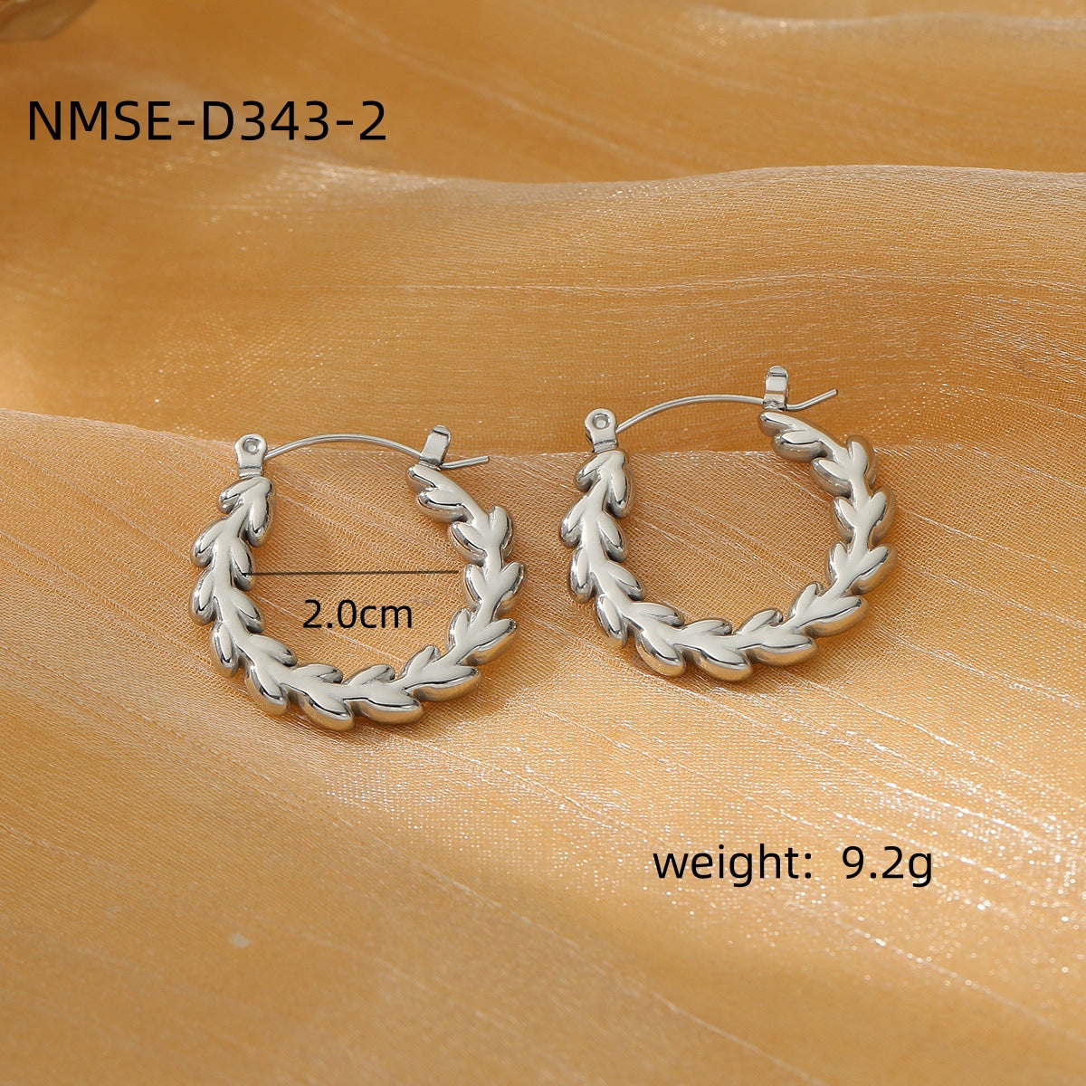 Pendientes minimalistas de titanio y acero con baño de oro de 18 quilates, aretes redondos de acero inoxidable a la moda para mujer