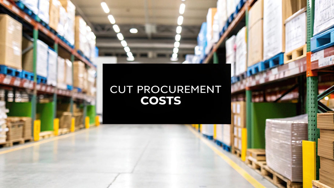 Reducing Procurement Costs: An Actionable Guide for Retailers