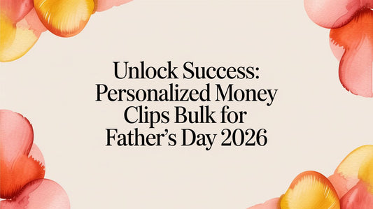 A Retailer's Guide to Personalized Money Clips in Bulk for Father's Day