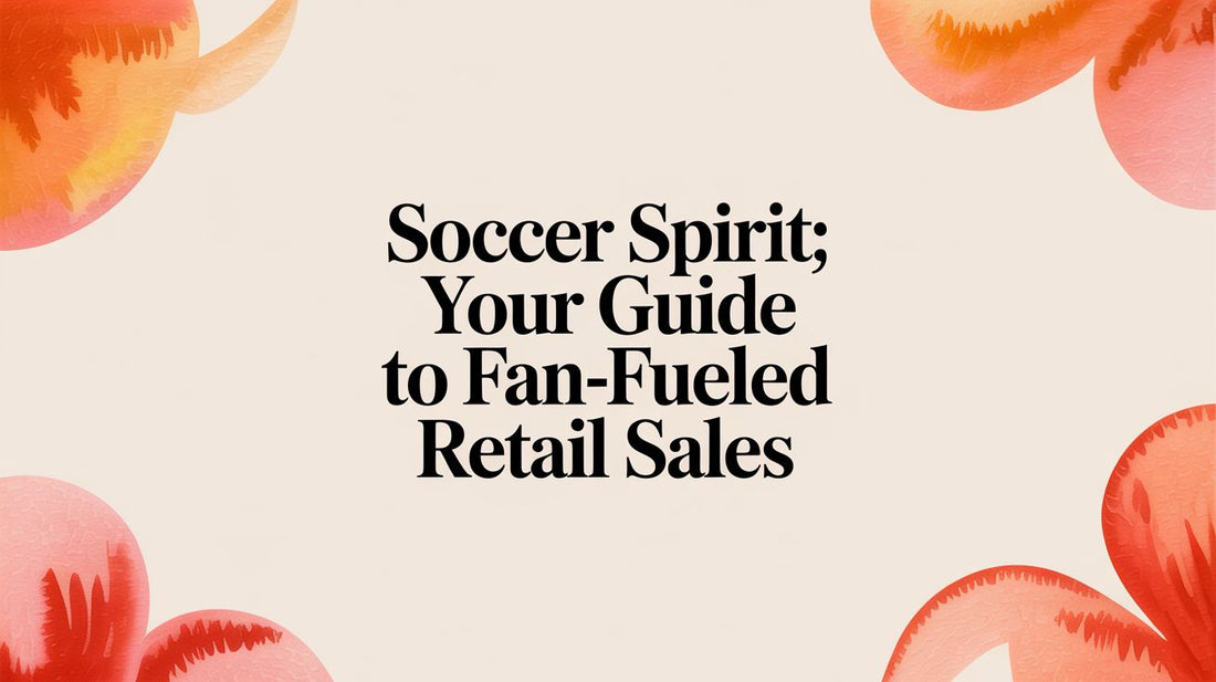Soccer Spirit: Your Guide to Fan-Fueled Retail Sales