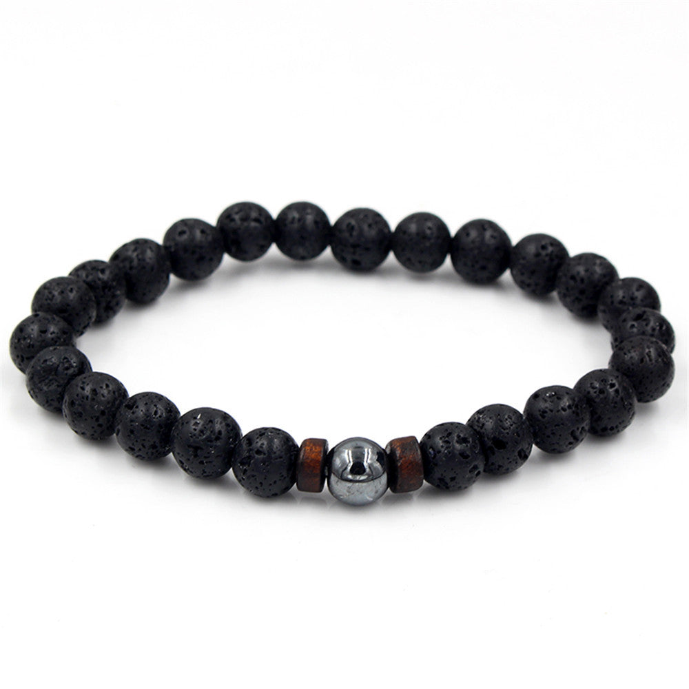 Unisex Handmade Geometric Mixed Materials Bracelet
