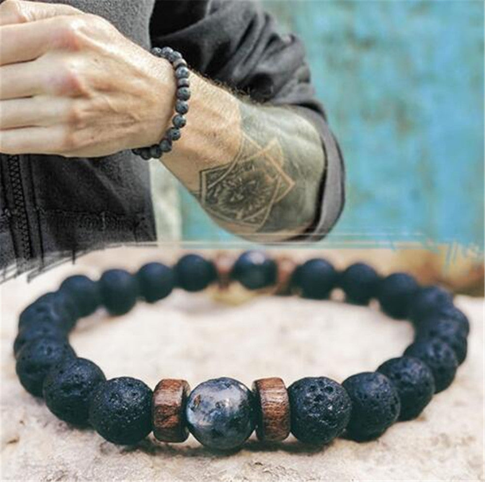 Unisex Handmade Geometric Mixed Materials Bracelet