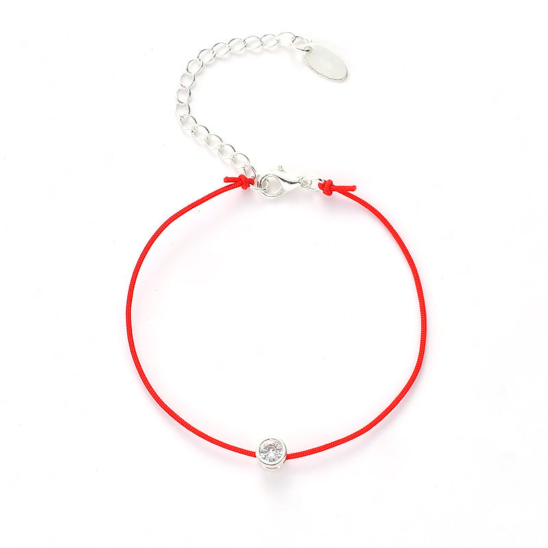 Minimalist Alloy Plated Zircon Bracelet for Women