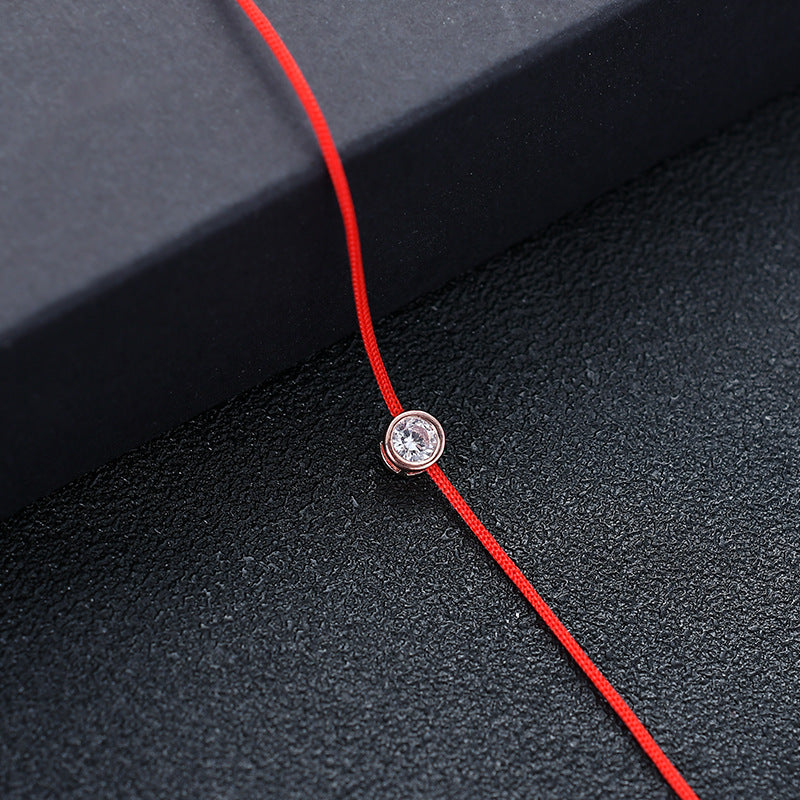 Minimalist Alloy Plated Zircon Bracelet for Women