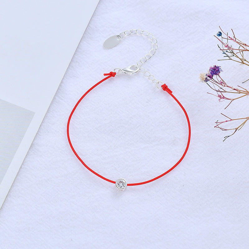 Minimalist Alloy Plated Zircon Bracelet for Women