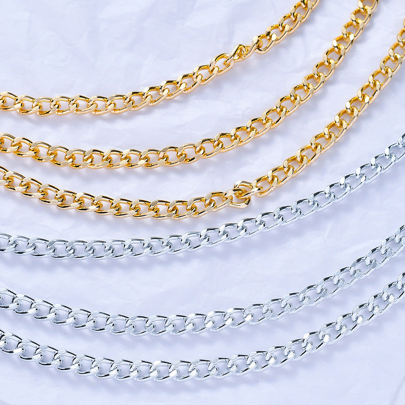 Punk Vintage Casual Alloy Multi-Layer Exaggerated Queen Head Body Chain for Women