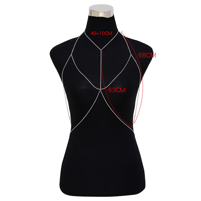 Minimalist Sexy Geometric Body Chain Alloy Plated Jewelry