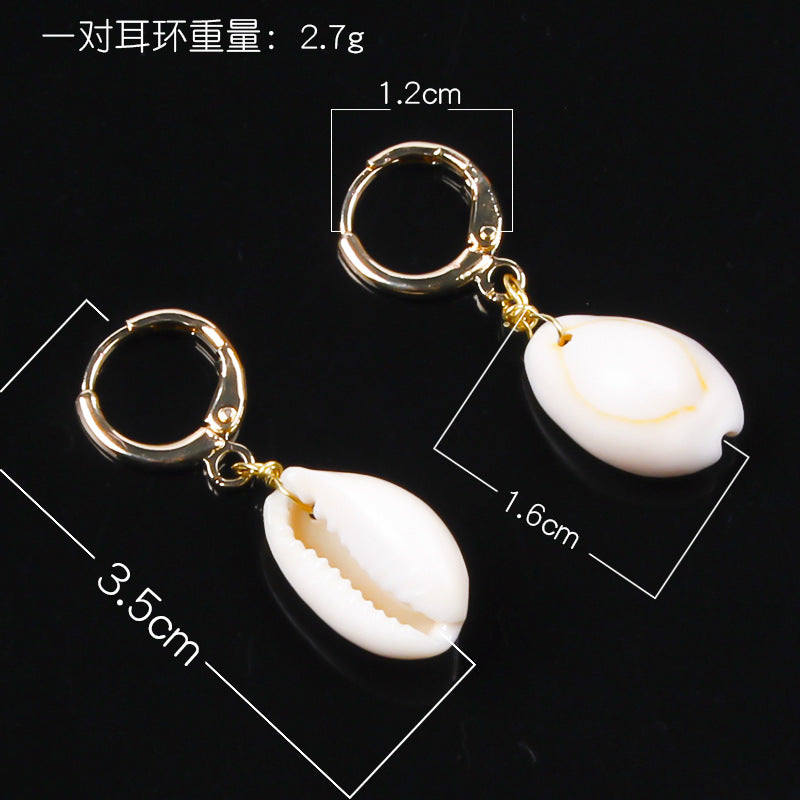 Fashion Shell Drop Earrings