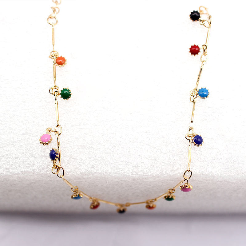 Sunflower Anklet for Women Minimalist Fashion Jewelry