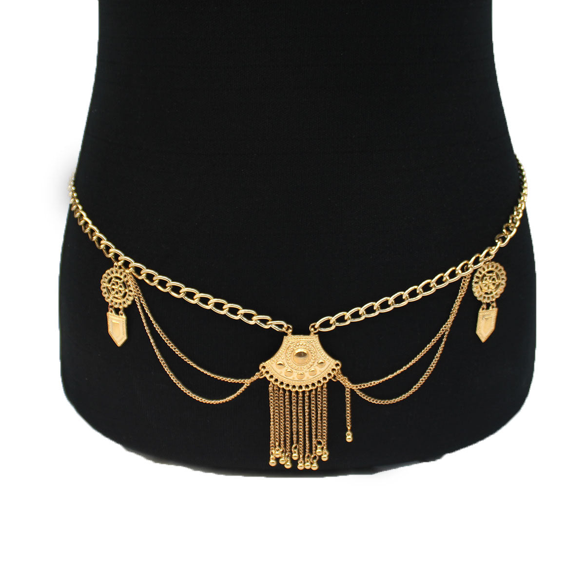 Bohemian Metal Tassel Waist Chain for Women