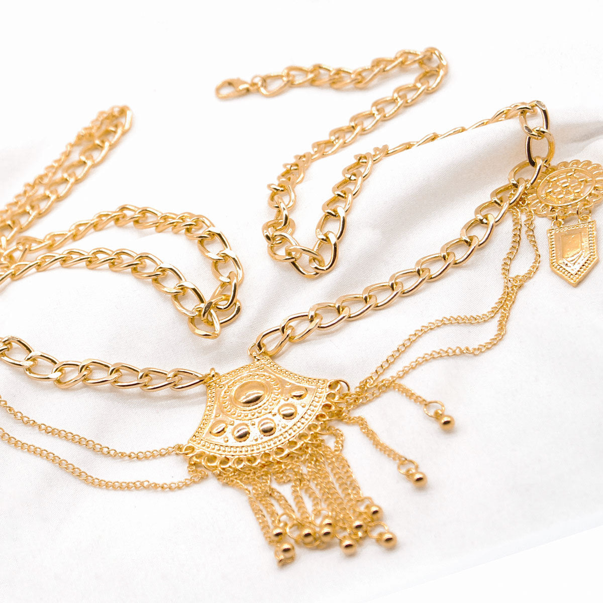 Bohemian Metal Tassel Waist Chain for Women