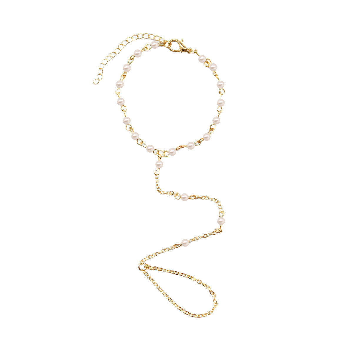 Hand-Strung Pearl Bracelet for Women Geometric Style Fashion Jewelry