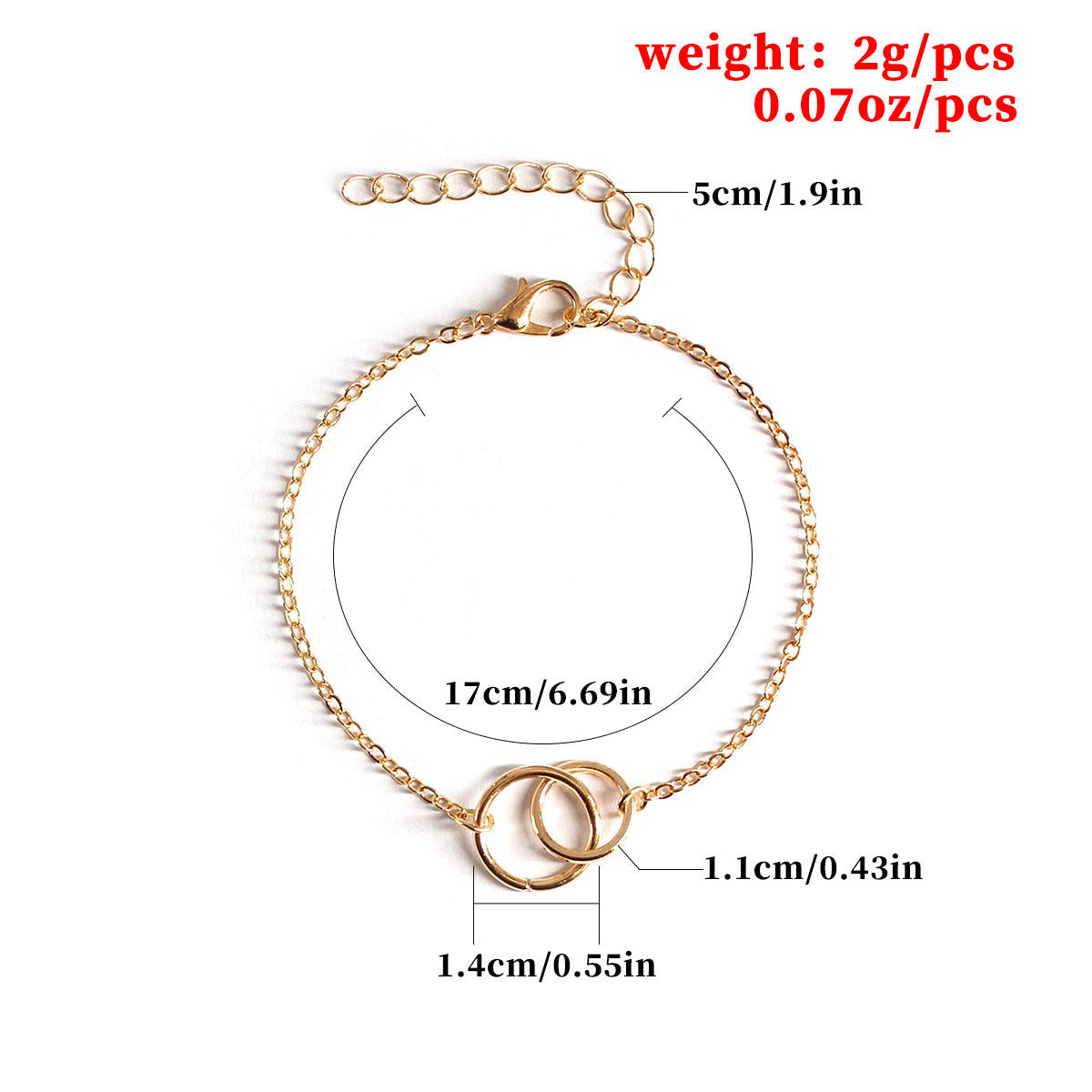 Alloy Minimalist Bracelet