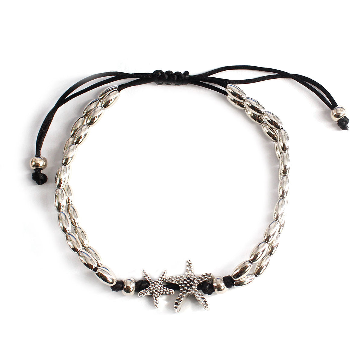 Star Turtle Anklet Alloy Leather Cord Vintage Bohemian Anklet