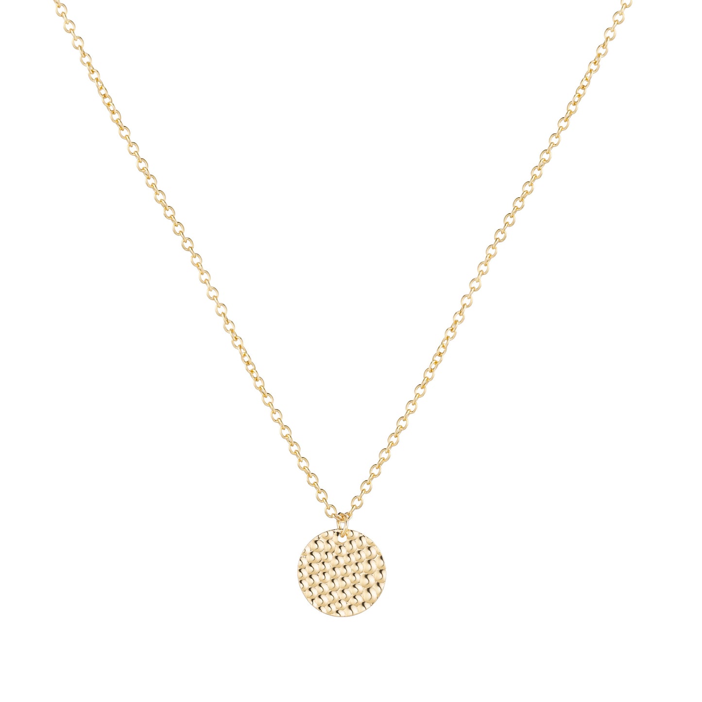 Minimalist Fashion Etched Geometric Alloy Pendant Necklace