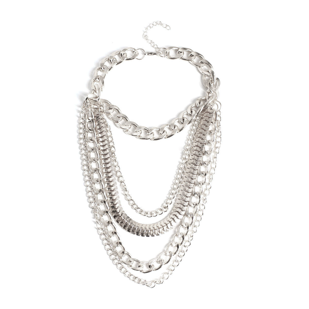 Punk Geometric Anklet Chain for Women