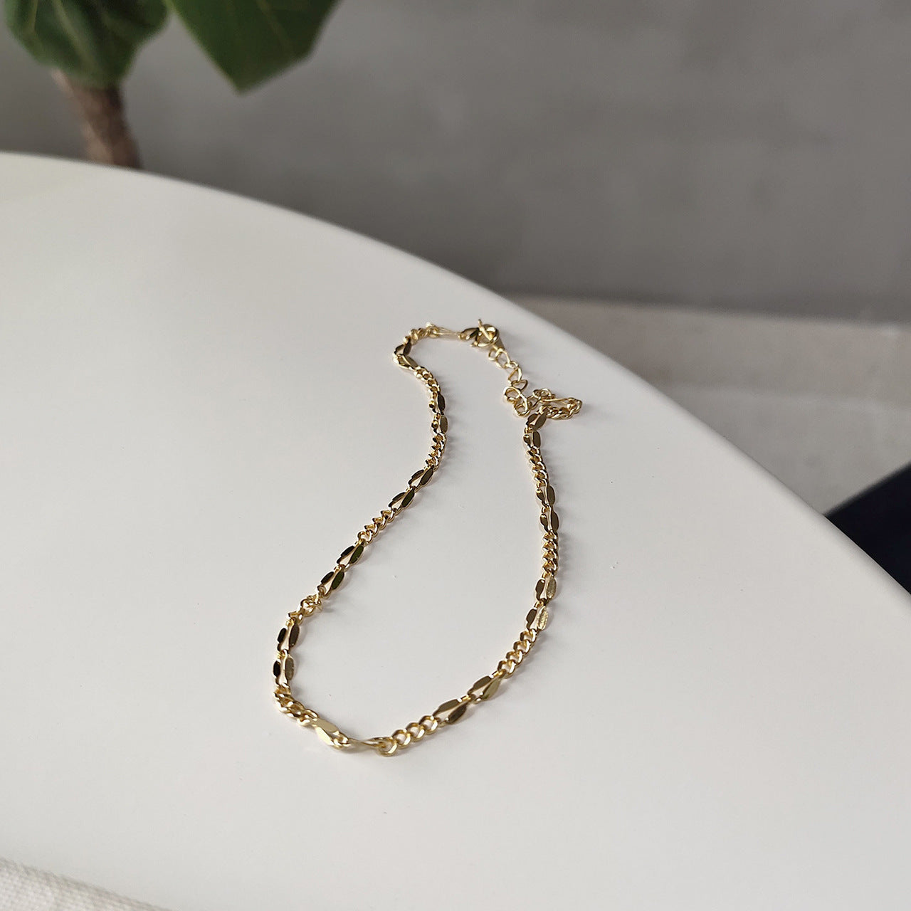 Cavigliera a Stella Minimalista in Argento Sterling 925 da Donna