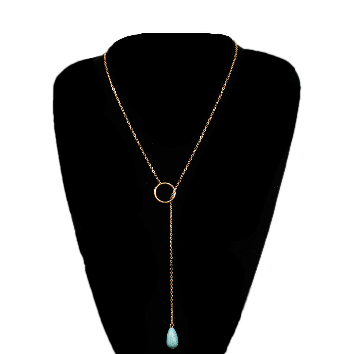 Minimalist Geometric Alloy Cross Chain Necklace for Women with Mother of Pearl Inlay