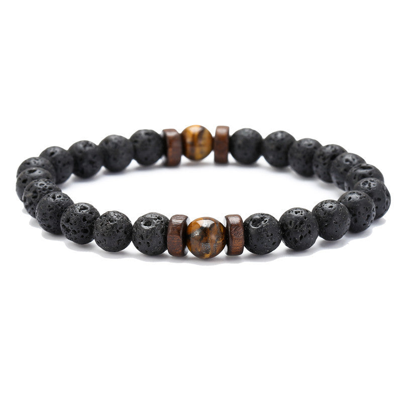 Unisex Handmade Geometric Mixed Materials Bracelet