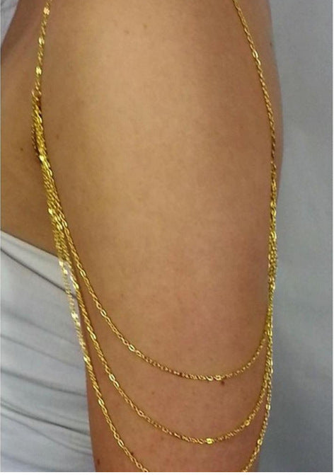 Pulsera con borlas hecha a mano, chapada en aleación, geométrica, brazalete para mujer