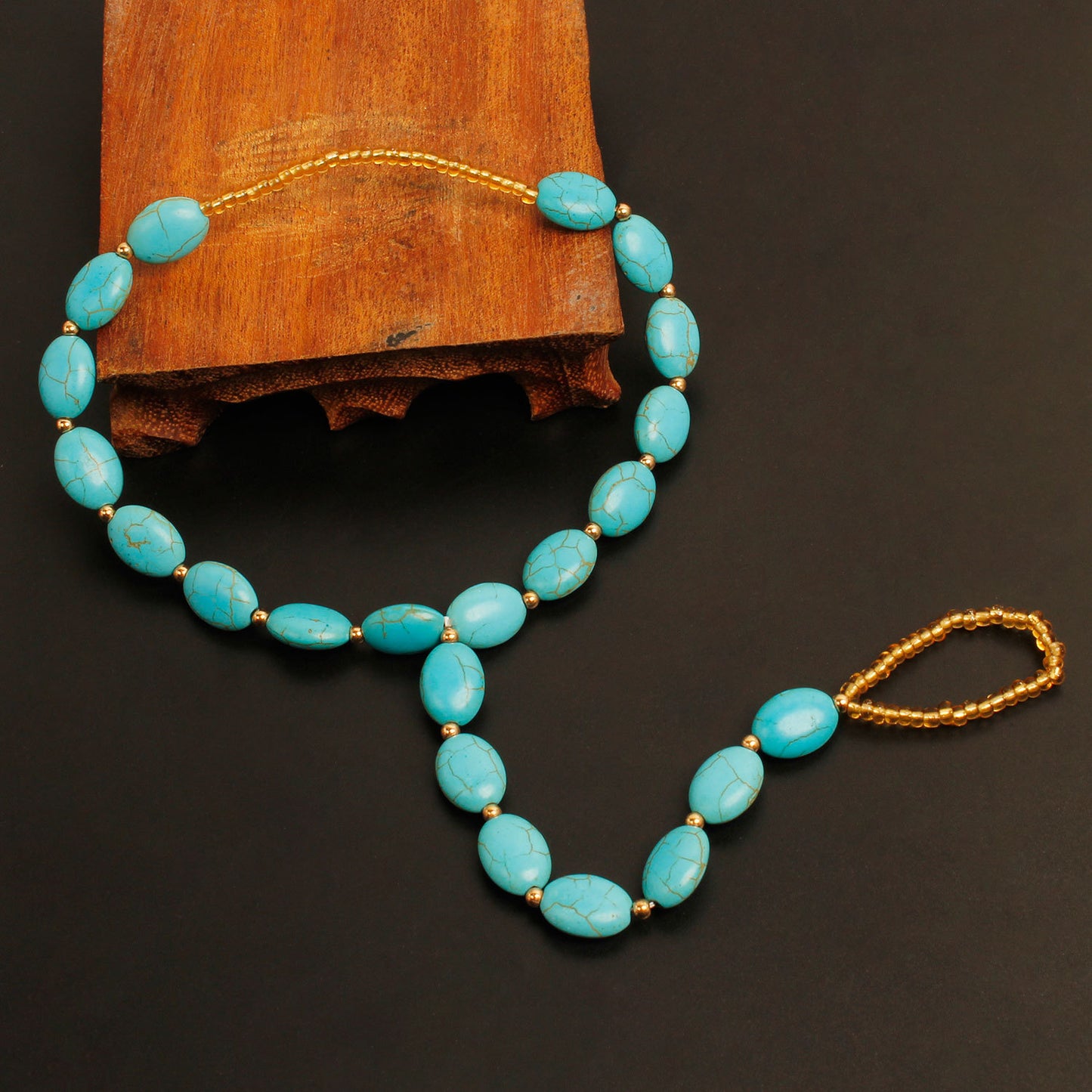 Teardrop Shape Alloy Anklet for Women