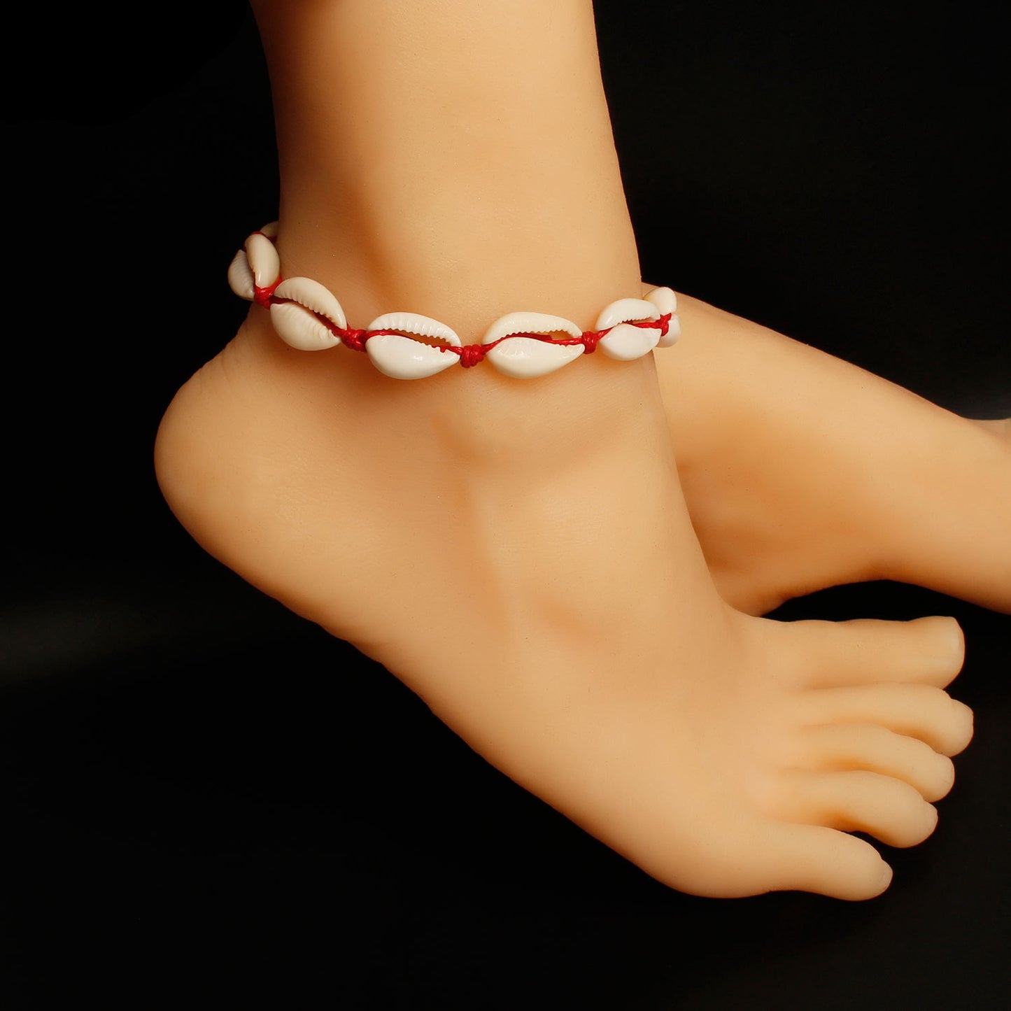 Fashion Beach Anklet Women Handwoven Shell Anklet Hawaiian Style Summer Accessory