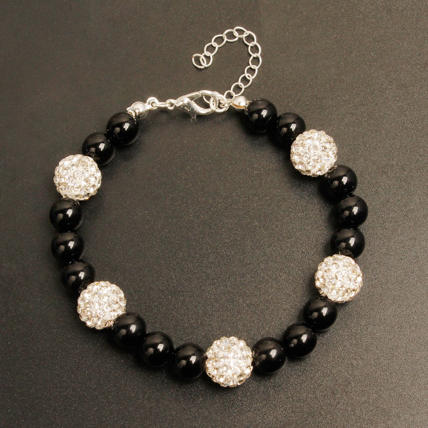 Minimalist Glass Pearl Pendant Bracelet for Women Fashion Jewelry