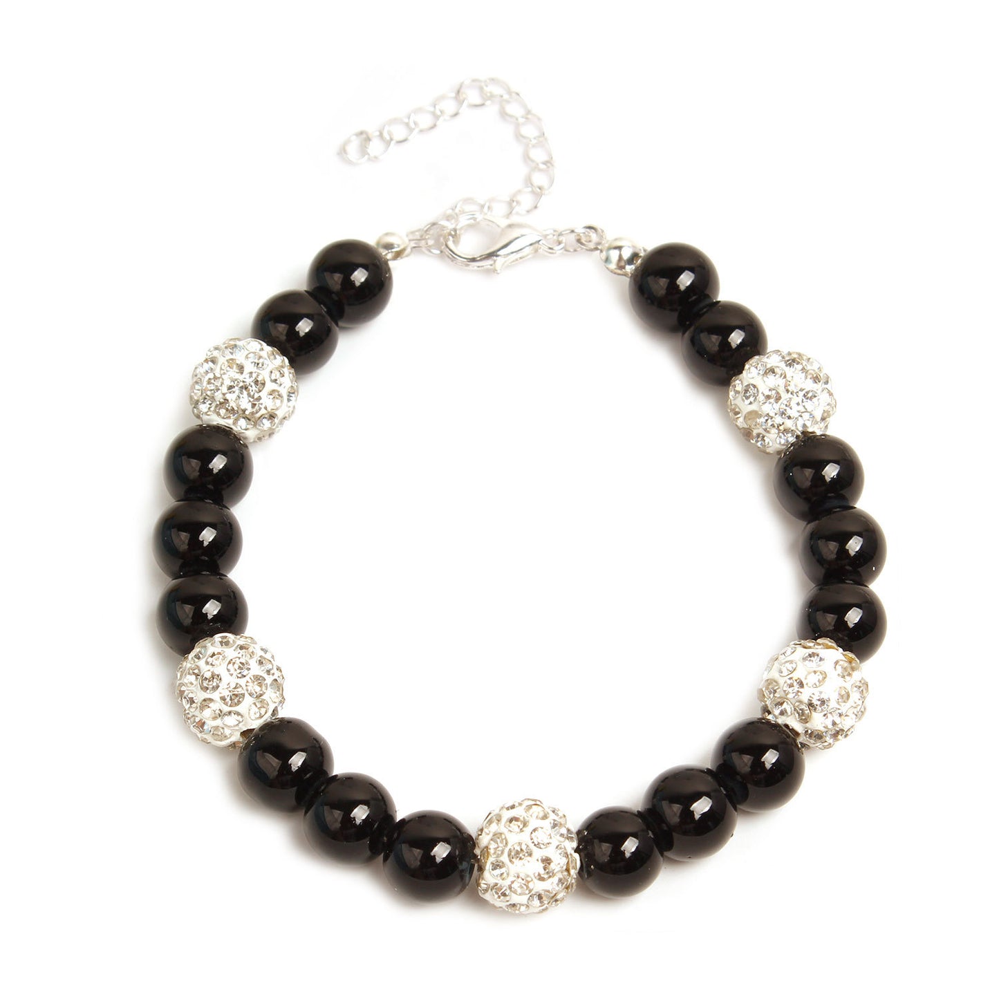 Minimalist Glass Pearl Pendant Bracelet for Women Fashion Jewelry