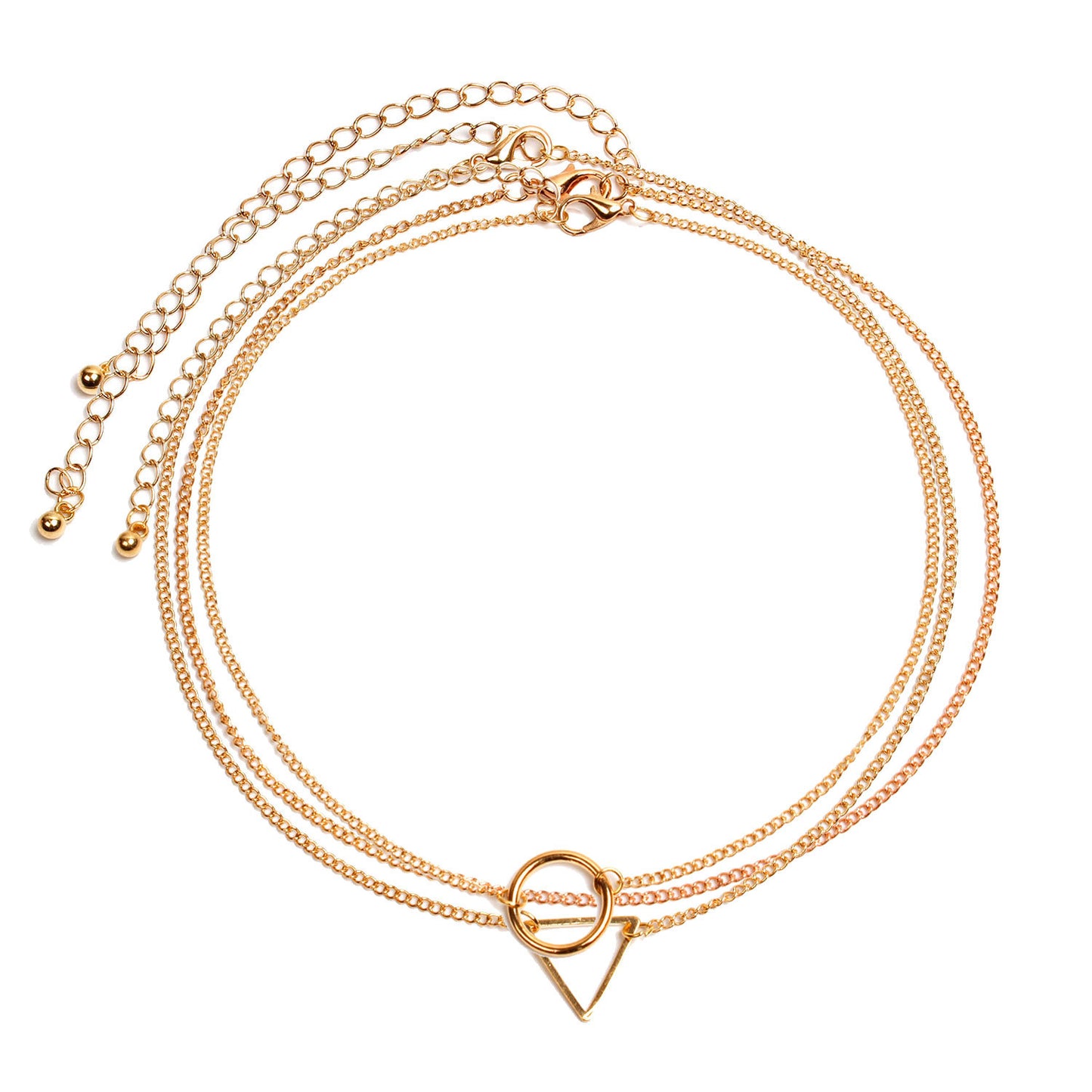 Alloy Geometric Necklace