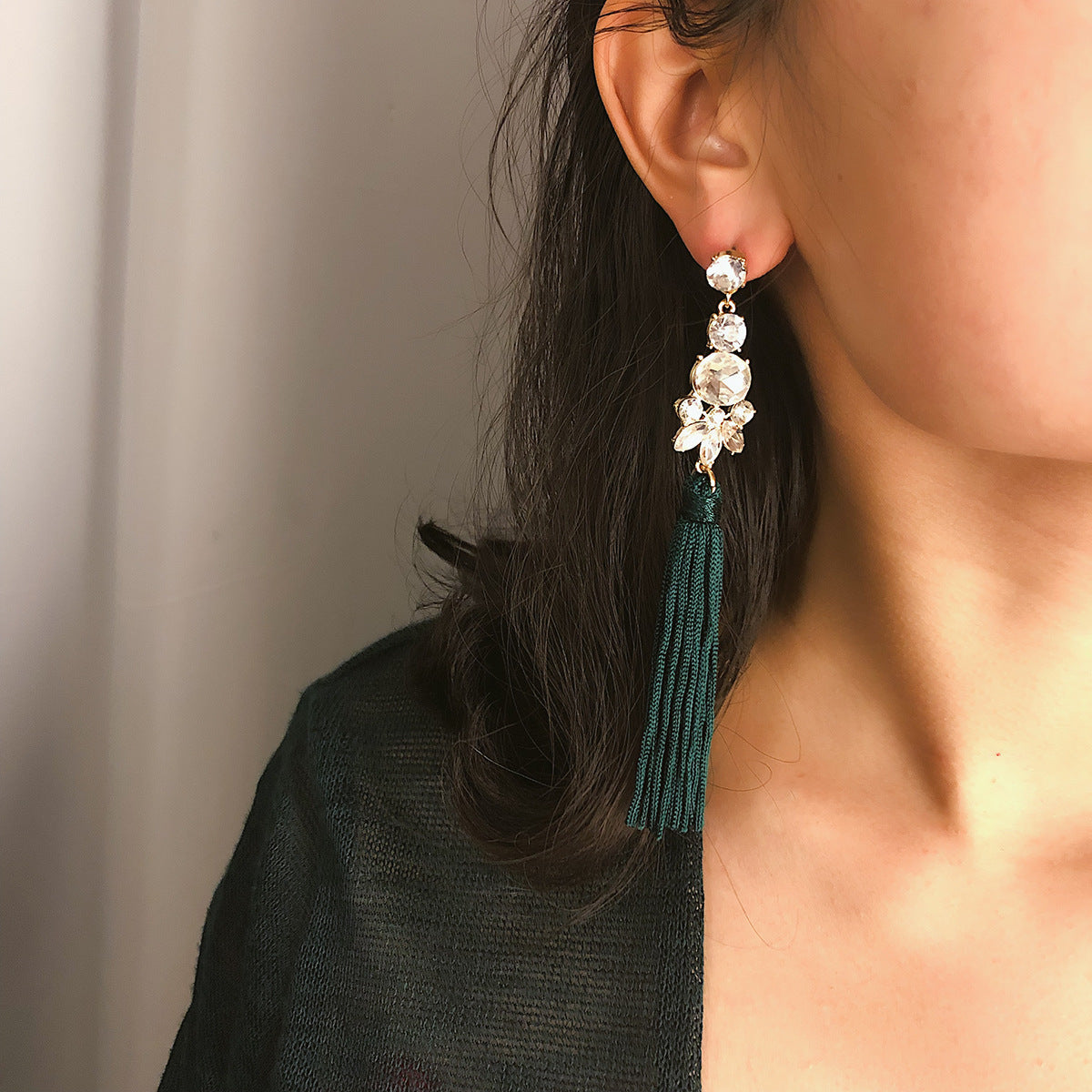 Minimalist Ethnic Geometric Alloy Plated Earrings for Women