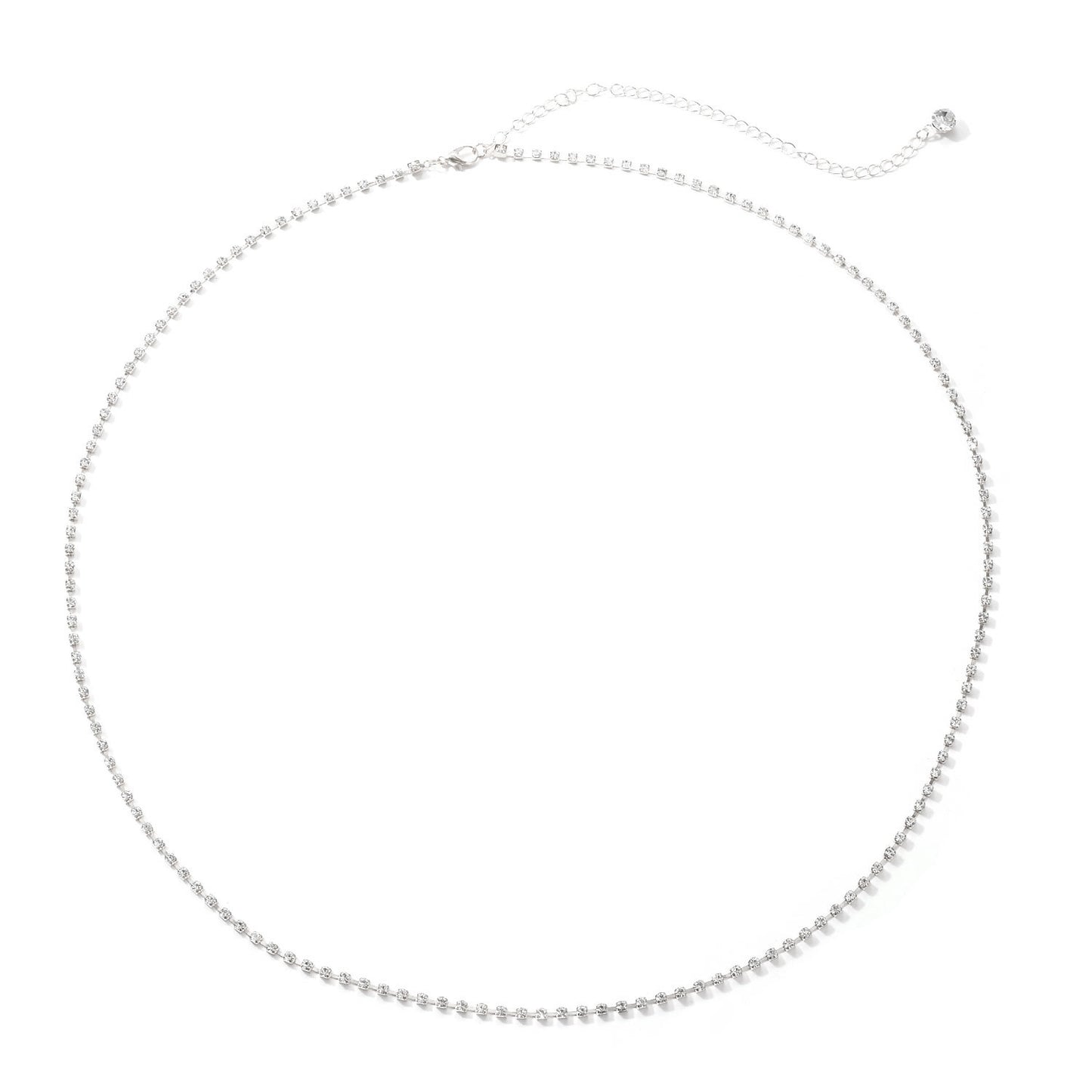 Punk Vintage Metal Rhinestone Body Chain for Women Waist Chain
