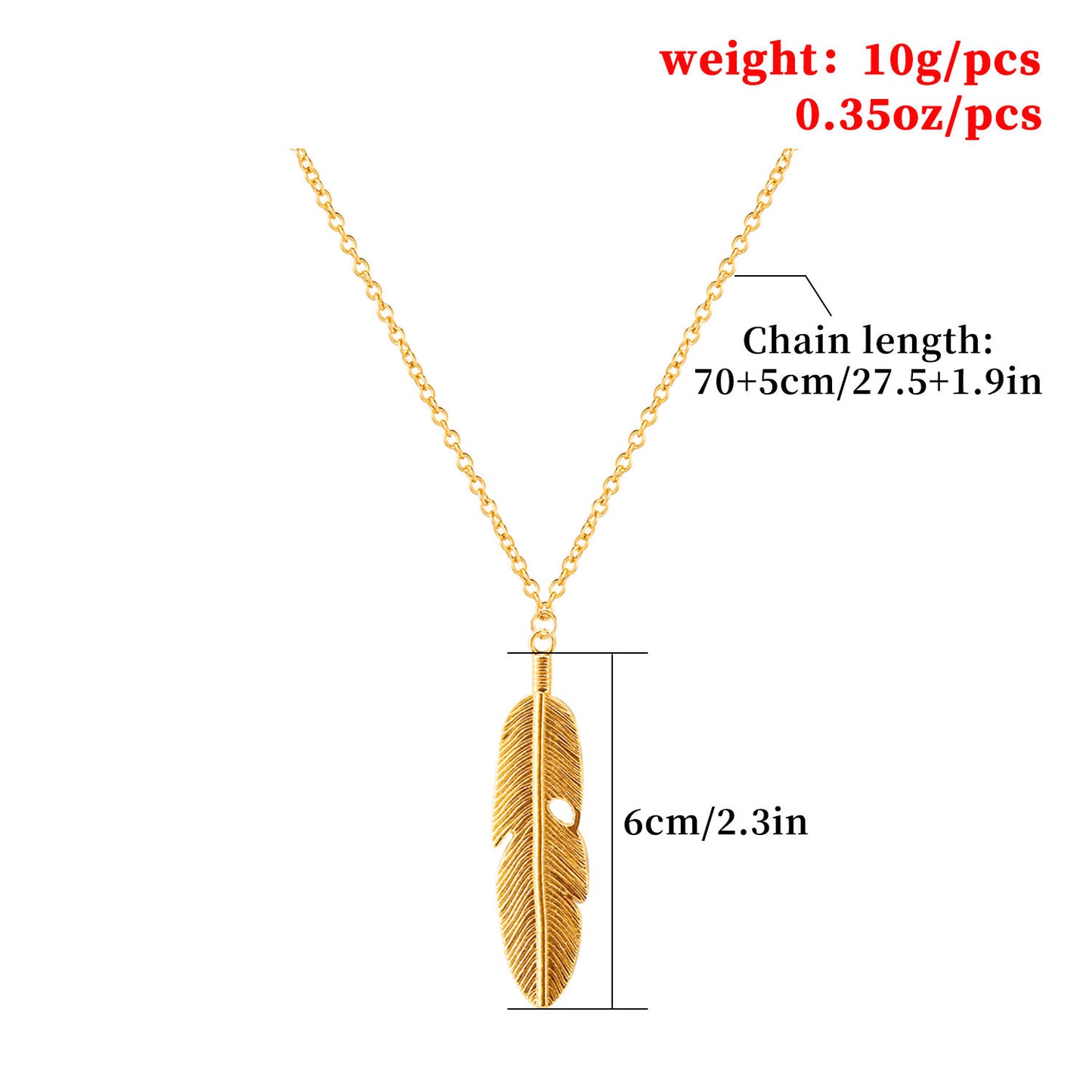 Bohemian Vintage Leaf Pendant Necklace with Cross Chain