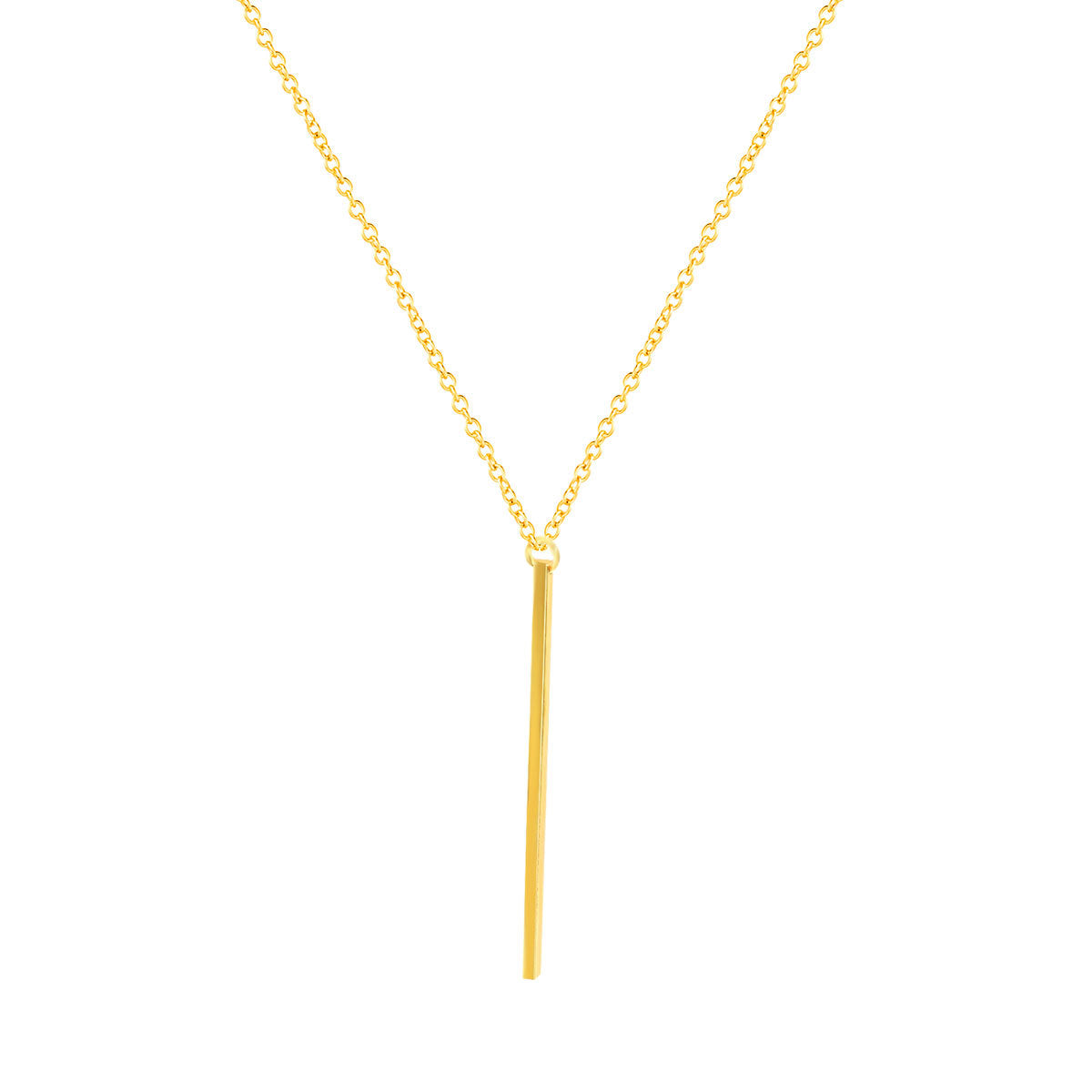 Minimalist Teardrop Pendant Necklace for Women Cross Chain Alloy Long Lariat Necklace Fashion Jewelry