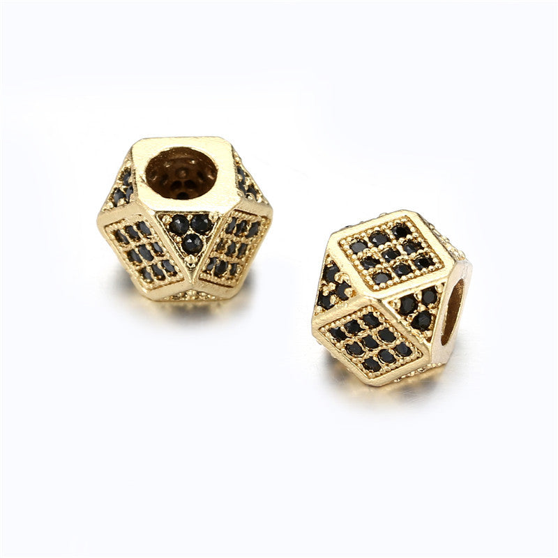 Geometric Plated Brass DIY Charm Bar